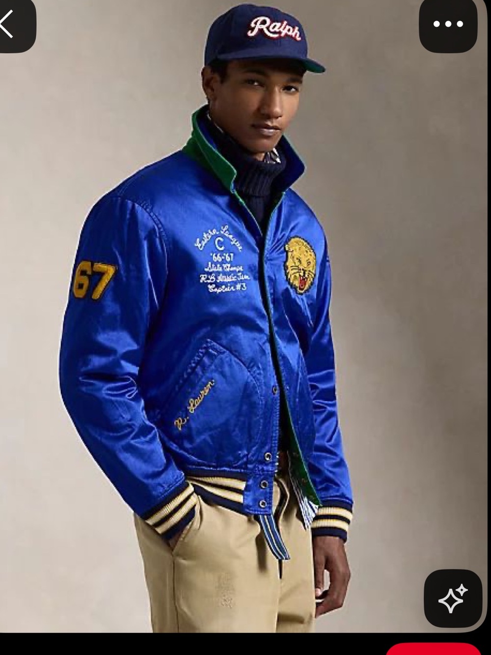 Polo RL Men’s XS Reversible BRONX Varsity NWOT